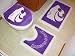 Kansas State Wildcats Bathroom Rug Set