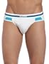 2(x)ist Men's Track Sport Brief, White, Large