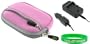 2n1 - Neoprene (Lilac) Sleeve Case and NP-20 AC/DC Charger for Casio Exilim EX-Z77 7.2MP Digital Camera Pink