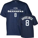 Matt Hasselbeck Reebok Name and Number Seattle Seahawks T-Shirt - X-Large