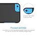 iPhone 5C Case, Maxboost [Vibrance Series] For Apple iPhone 5C Protective Slim SOFT-Interior Scratch Protection Vibrant Color Hard Cover Slider Style - Black