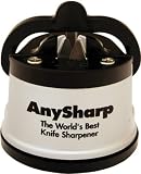 AnySharp Global World's Best Knife Sharpener (Silver)