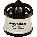 AnySharp Global World's Best Knife Sharpener (Silver)
