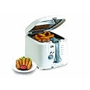 MaxiMatic EDF-888XT Elite Cuisine 8-Cup Cool Touch Deep Fryer, White