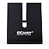 eCandy 164 Solid Aluminum Desktop Stand for iPhone 3G 3GS 4 4S 5 5C 5S 6 6 Plus iPad 2, iPad 3, iPad 4, iPad Mini, iPod Touch Samsung Galaxy S3 I9300 S4 9500 HTC Blackberry & Most Tablet - Black