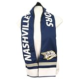 Nashville Predators Jersey Style Scarf W/ Zipper Pocket (60" x 6")