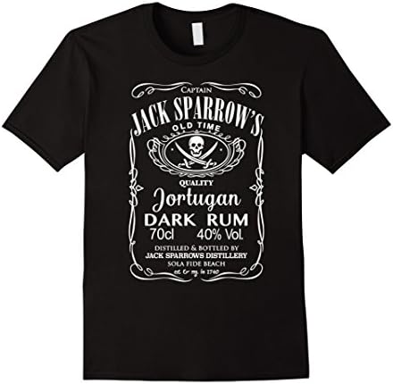 Men's Jack Sparrow TShirt XL Black