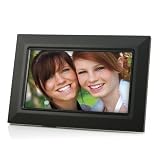 Gear Head 8.5-inch Digital Photo Frame (Black Wood Style Frame)