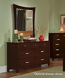 Crawford Furniture Urban Simplicity 7-Drawer Dresser with Optional Mirror - ....