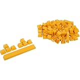 Rosewill 104 Keys Mechanical Double Shot Keycaps with Puller for Mechanical Keyboards, Yellow (RIKC-13005)