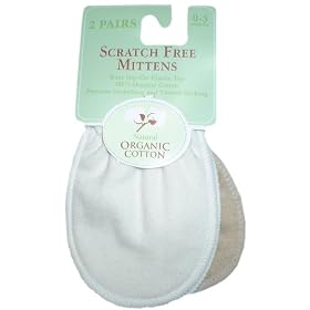 TL Care Organic Cotton Mittens, Natural: Baby