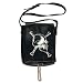 Demonia Black Messenger Handbag with Skull & Crossbones