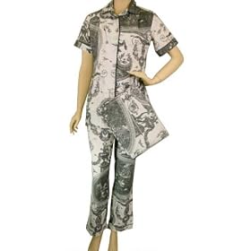 Buy Black Toile French Elegant Design Short Sleeve Pajamas ~ 3 sizes by var goTwisterProductImageStrings = new Object();goTwisterProductImageStrings['prodImageNotAvailTextNoColor'] = 