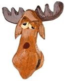 New Outside Inside Muddled Moose Birdhouse Includes Ventilation And Drainage Holes Clean-Out Doors
