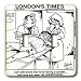 Londons Times Funny Medicine Cartoons - Bad Underwear Heart Attack - Light Switch Cov...