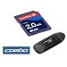 Sandisk 2gb Sd Memory Card with Adapter + Black USB Memory Card Reader for Canon Powershot Digital Camera