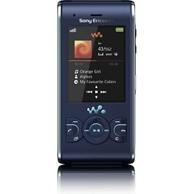 Sony Ericsson W595i QuadBand Walkman Cellular Phone - 3.15MP Camera W595 - International Version with No Warranty (Blue)