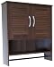 4D Concepts Bathroom 2 Louvered Doors Wall Cabinet
