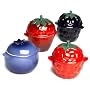 Le Creuset Stoneware 4-Piece Petite Berry Casserole Set, Assorted Colors