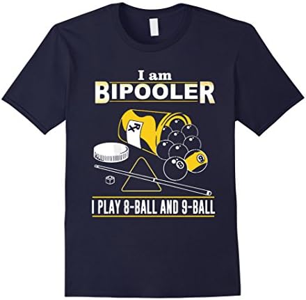 Men's I'm A Bipooler I Play 8-Ball And 9-Ball T-shirt Men Women XL Navy
