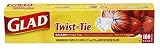  : Glad Storage Bags, Original Twist-Tie, Gallon Size 100 bags