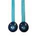 Ayygift Elegant Classic Pearl Magnetic Curtain Lace Rope Tieback Wrap Holdbacks - Set of 2 (Blue)