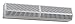 Mars Air Systems High Velocity Series HV2120-3UH-TS Unheated Air Curtain, 120", 3-Motor Silver 460/3/60