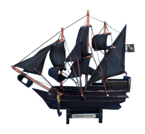 Hampton nautical  blackbeard s queen anne s revenge, 7"