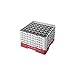 Camrack Glass Rack, W/5 Extenders, Full Size, 49 Compartments, 2-7/16