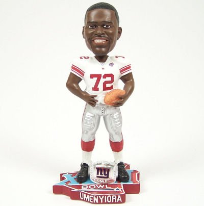 NEW YORK GIANTS OSI UMENYIORA SB 42 BOBBLEHEAD BOBBLE
