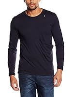 Armani Jeans Camiseta Manga Larga (Azul Marino)