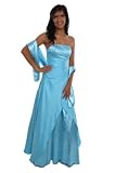 2007 Abendkleid lang, schulterfrei
