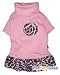   - Baby Pink Leopard Print Dog Dress XS
