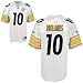 Mens Pittsburgh Steelers #10 Santonio Holmes Road Replica Jersey - 2XL