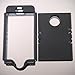 Rubberized Honey Metallic Gray Rigid Plastic Snap-on on Black Skin KoolKase Rocker 2 in 1 Hybrid Case Cover For Apple iPhone 5s, Apple iPhone 5 New in Retail Package