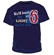 Motel 6 Leave the Light On Navy T-shirt Tee
