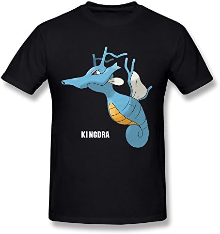 Tianbang Cool Pokemon Kingdra Men's Tshirt Size XS Black