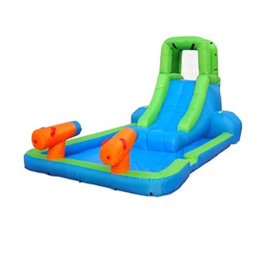Bounceland Inflatable Water Slide With Dual Guns