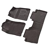 IMAGE OF Husky Liners Custom Fit Front and Second Seat Floor Liner Set for Lexus GX460 (Black)