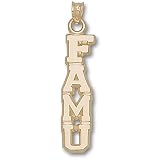 Florida A&M Univ Famu Vertical 1 1/4 Pendant (10kt)