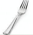 Disposable Silver Forks - 24 Count Silver Plastic Forks