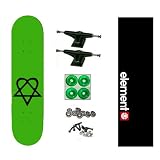Bam Heartagram Pro HIM 7.75 Skateboard Complete w/ Element Grip