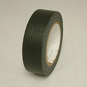 JVCC JV497 Black Masking Tape: 1-1/2 in. x 60 yds. (Black)