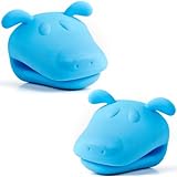 Blue Dog Silicone Pot Holders **Matching Set of 2**