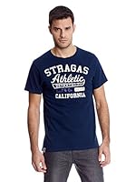 Paul Stragas Camiseta Manga Corta Hale (Azul Oscuro)