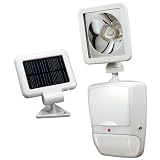 Heath Zenith SL-7210-WH 180-Degree Solar Powered Motion Security Light with LED Bulb, White