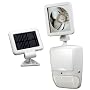 Heath Zenith SL-7210-WH 180-Degree Solar Powered Motion Security Light with LED Bulb, White