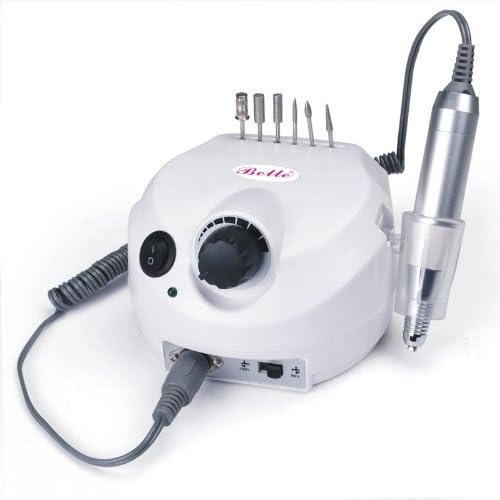 Convenient and Practical!!! Belle® White Manicure Electric Nail Drill File Acrylic Kit Bit Set Gel Salon Art Tool Polish