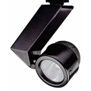 Juno Lighting T807BL Trac-Master Slants Low Voltage MR16 Round Back Mesh Lampholder, Black