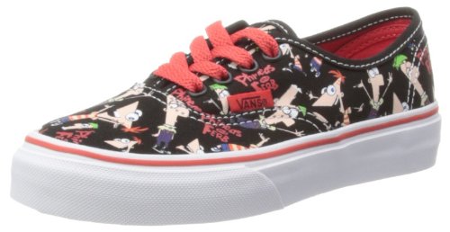 Vans Authentic (Little Kid/Big Kid) - Black/True White-13 M Yth